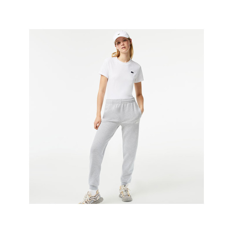 Tee-shirt tennis femme Lacoste jersey Bio blanc