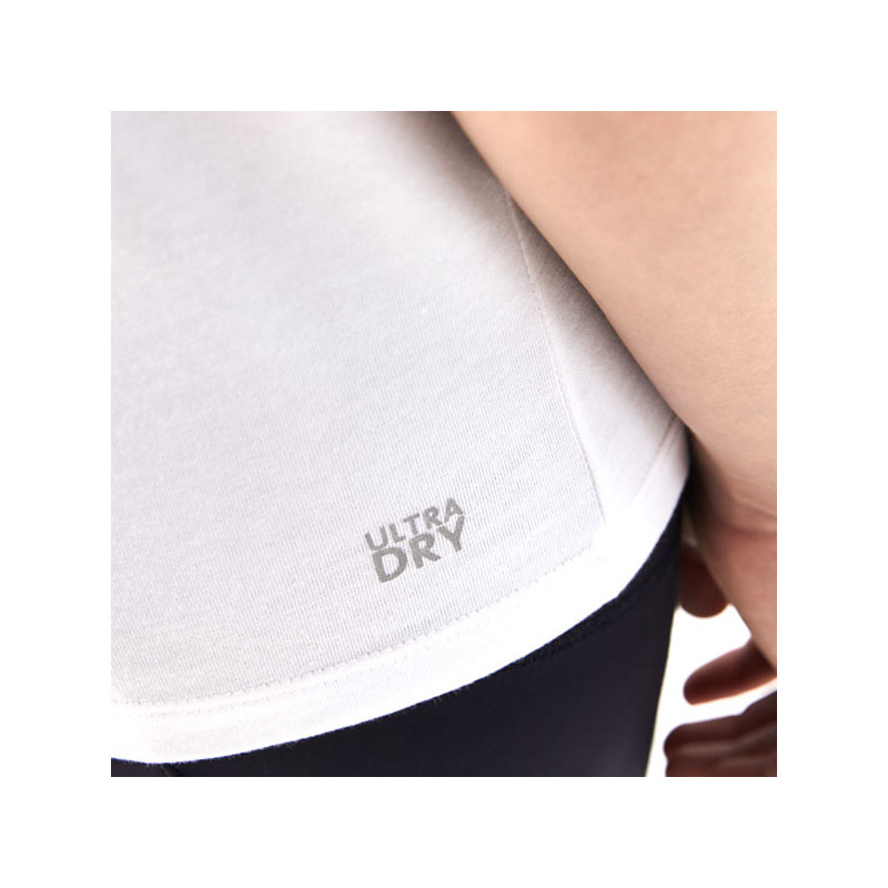 Tee-shirt tennis femme Lacoste jersey Bio blanc