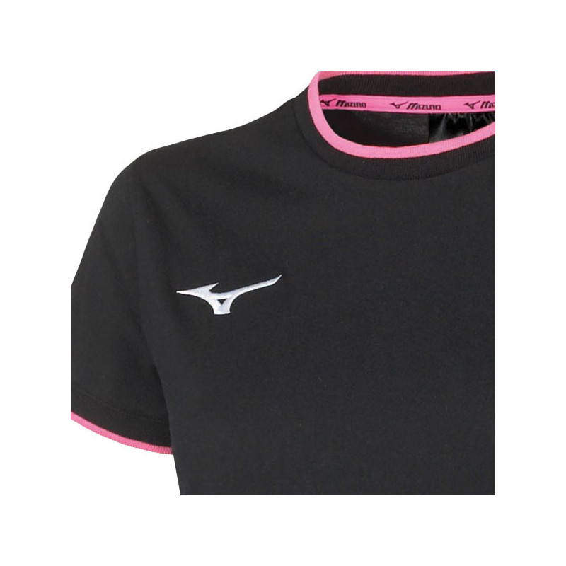 Tee-shirt femme Mizuno Team noir ou gris