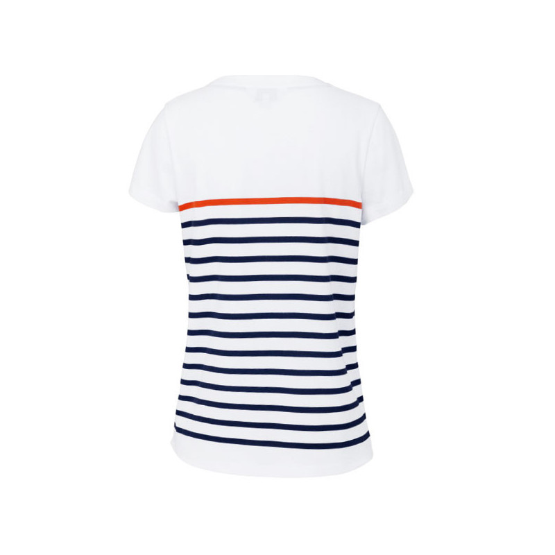 Tee-shirt Roland Garros femme marinière
