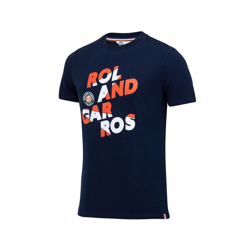 T-shirt Roland Garros Pour Fan De Tennis - Coupe Classique, Col Tissé - 241 G - Idéal Pour Le Court Ou Le Quotidien