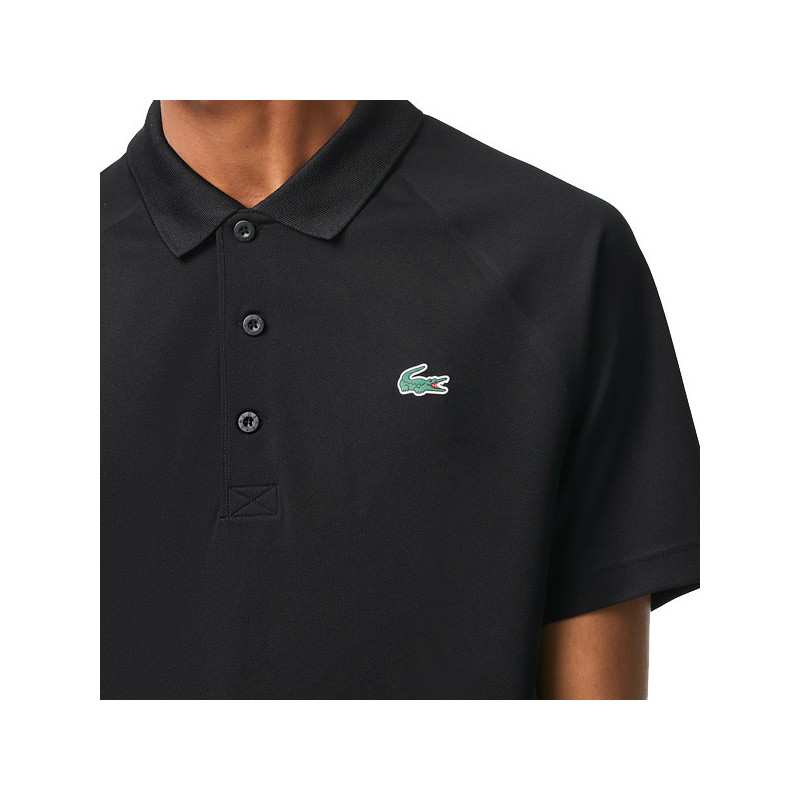 Polo Lacoste Ribbed bleu marine