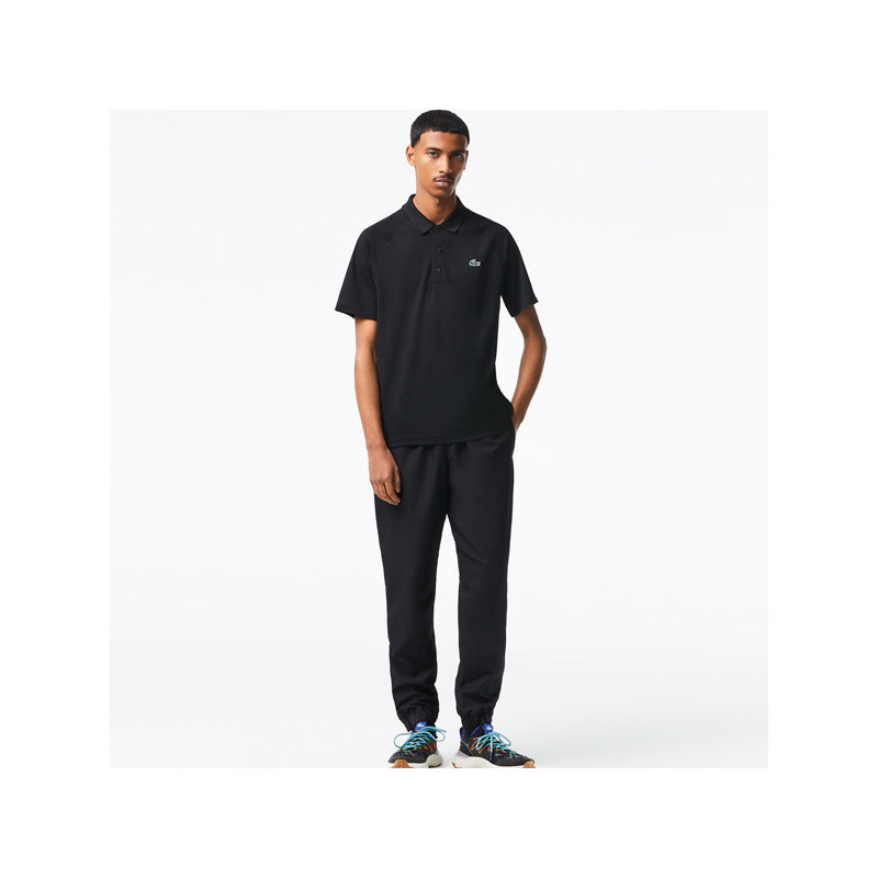 Polo Lacoste Ribbed bleu marine