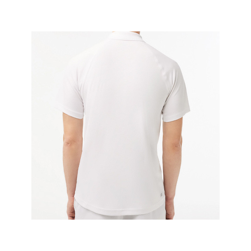Polo Lacoste Ribbed blanc