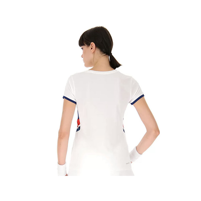 Tee-shirt tennis femme Lotto Squadra 3