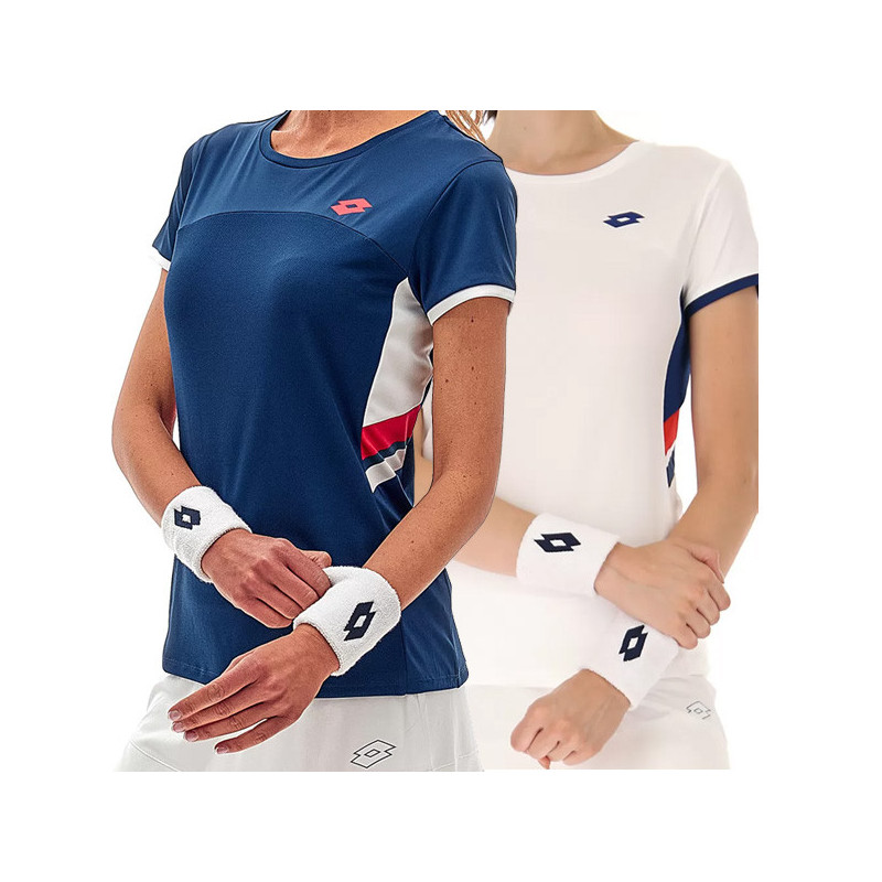 Tee-shirt tennis fille Lotto Squadra 3