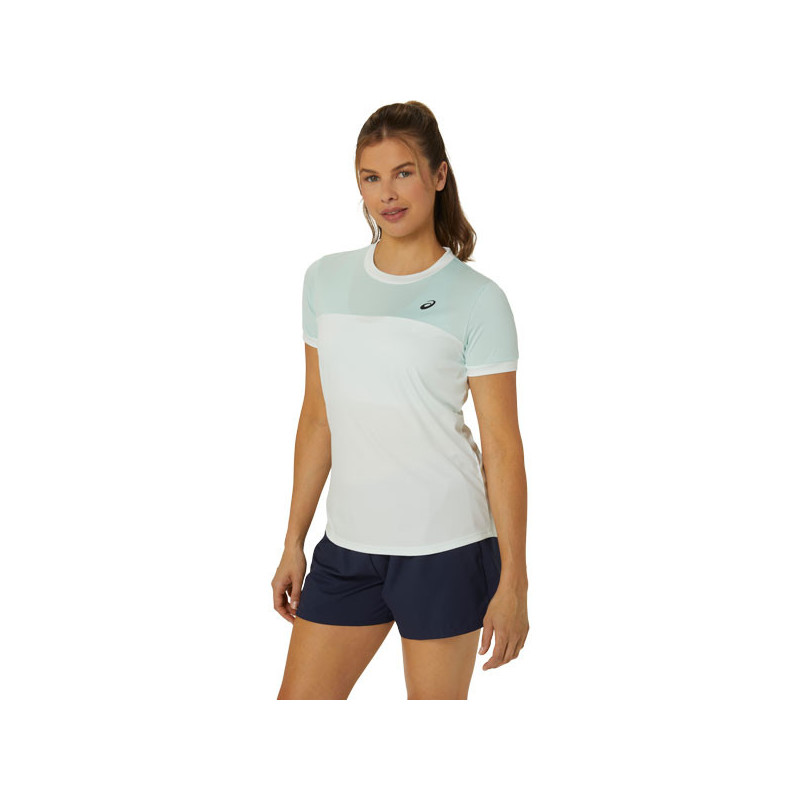Asics Court Sleeve Top Pale Blue