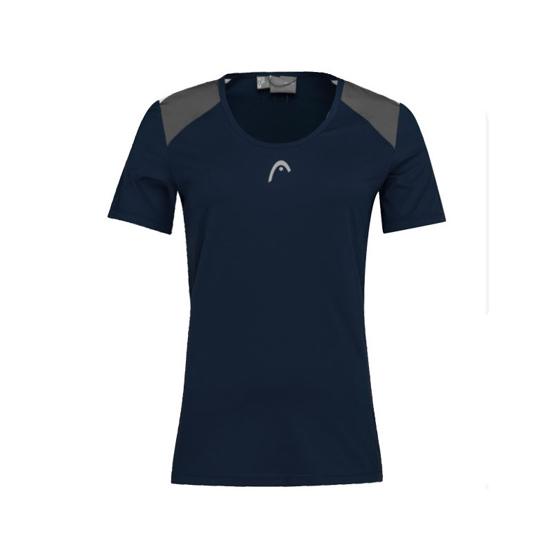 Tee-shirt de tennis femme Head Club Tech bleu marine
