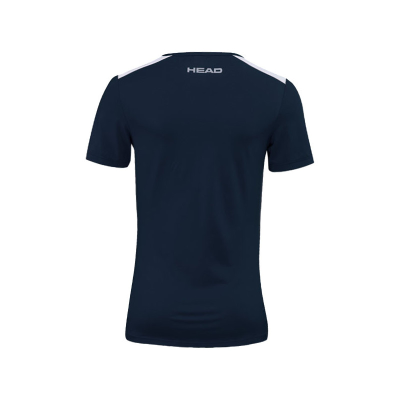 Tee-shirt de tennis femme Head Club Tech bleu marine