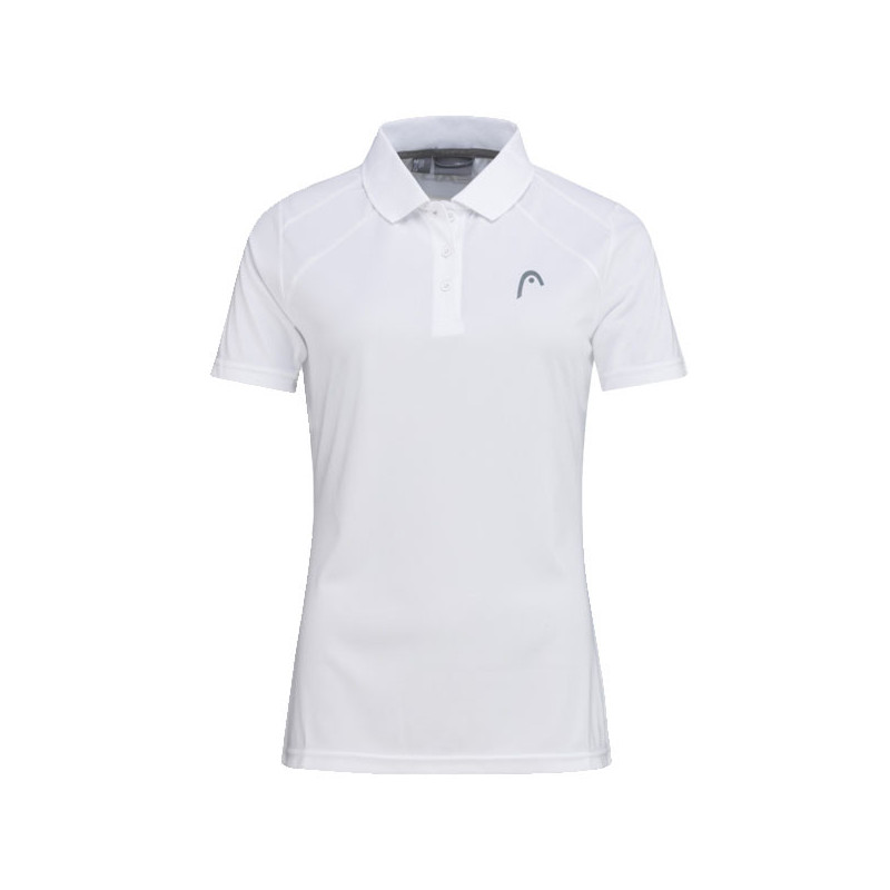 Polo de tennis femme Head Club Tech blanc