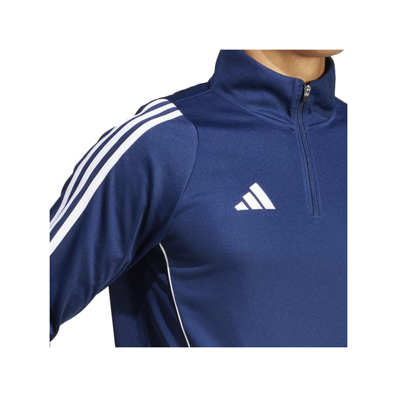 Sweat 1/2 zip bleu Adidas Tiro 24
