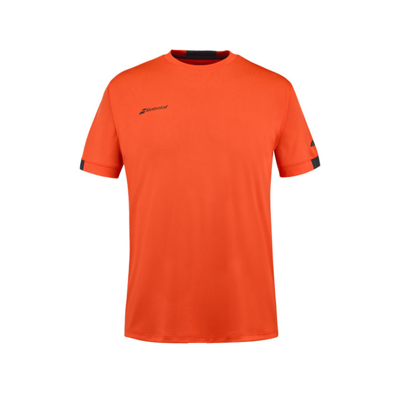 Tee-shirt Babolat Play Crew blanc ou rouge