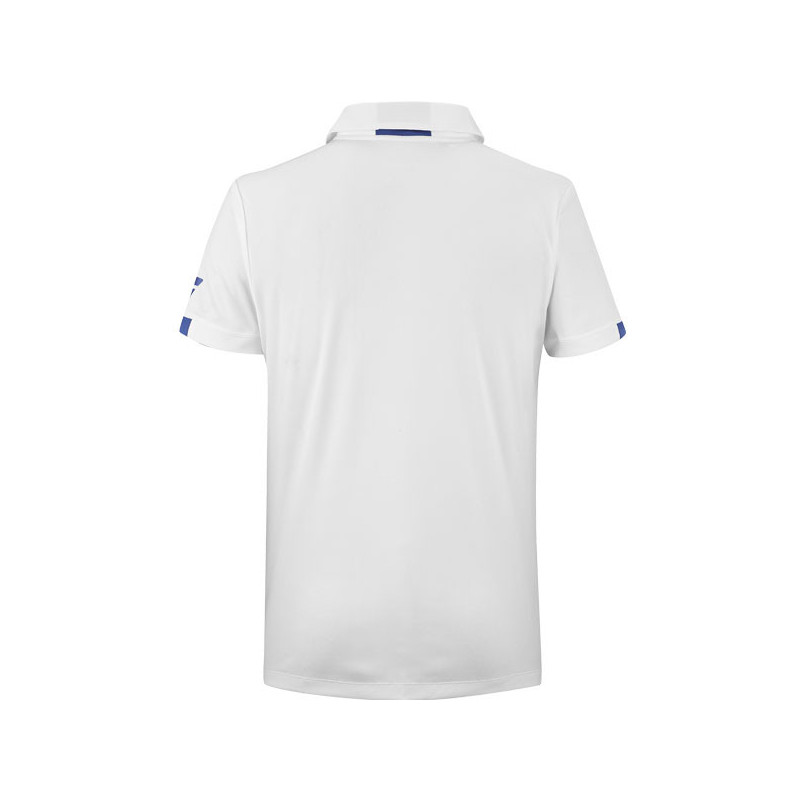 Polo de tennis enfant Babolat Play blanc ou bleu