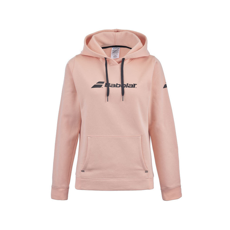 Sweat capuche femme Babolat Exercise coloris pêche