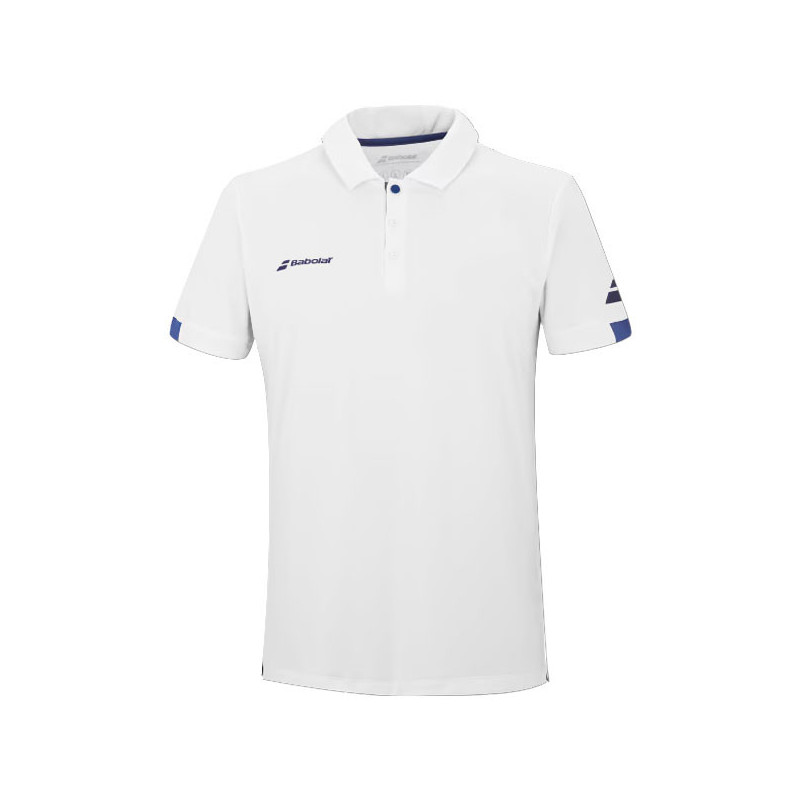 Polo tennis Babolat Play homme blanc