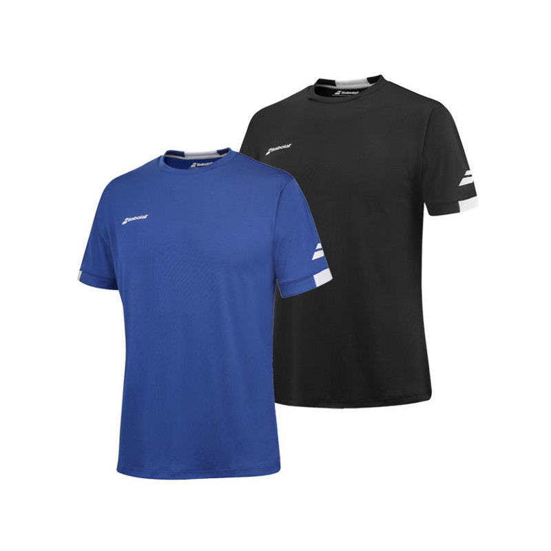 Tee-shirt Babolat Play Crew bleu ou noir