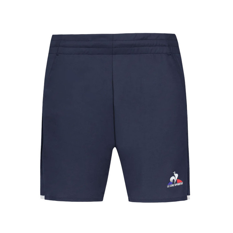 Short de tennis Le Coq Sportif N3 blanc ou marine