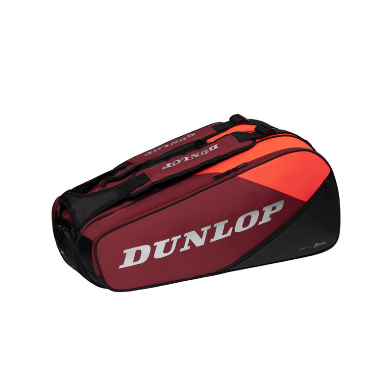 Dunlop Sports CX-Performance 2021 Lot De 2 Sacs Thermiques Pour 8 Raquettes De Tennis Noir/Rouge