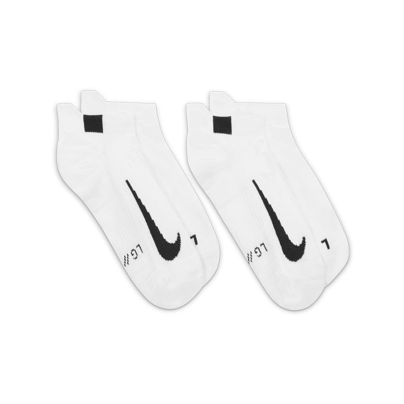 Chaussettes tennis invisibles NikeCourt x2 Multiplier blanc