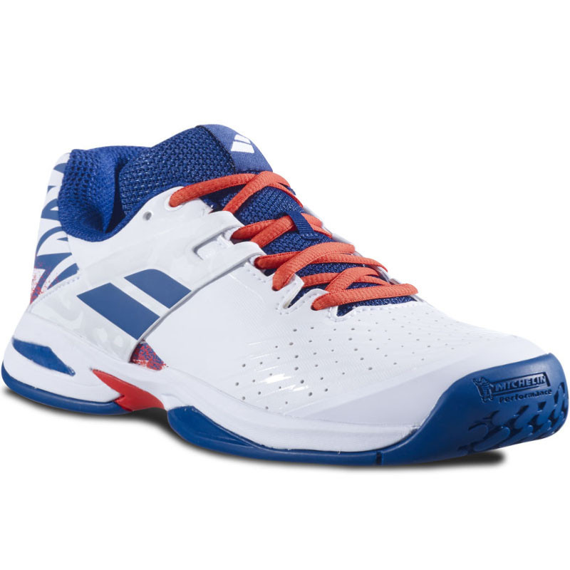 Babolat Propulse junior All Court blanc et bleu