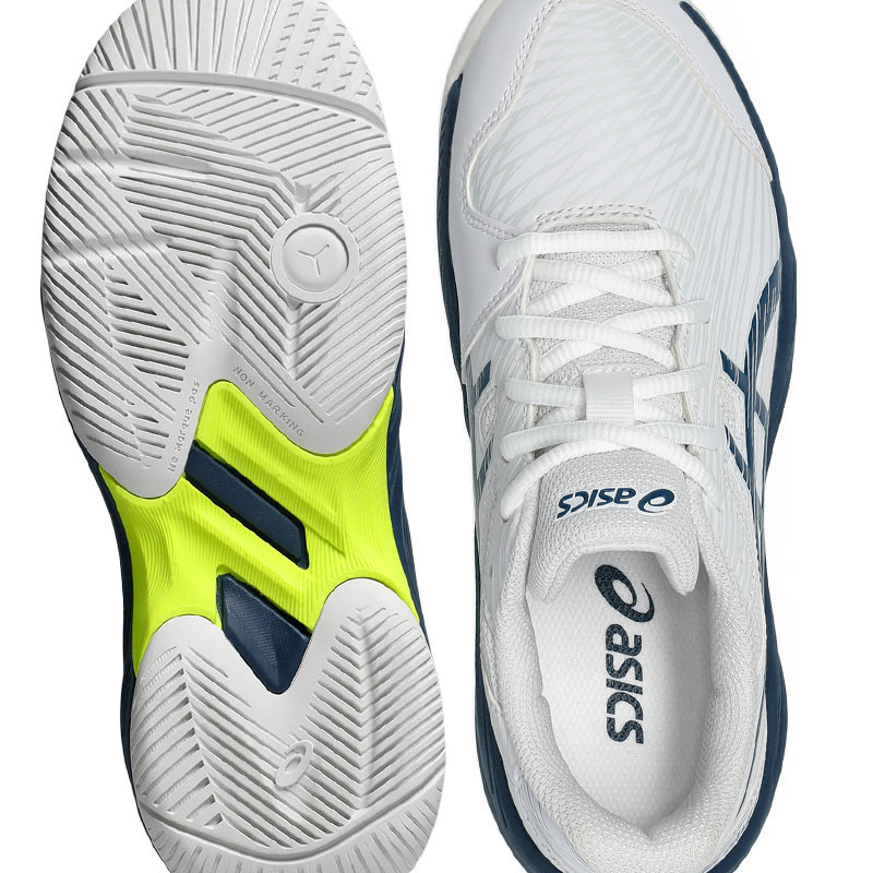 Asics Gel Game 9 GS Junior blanc-bleu