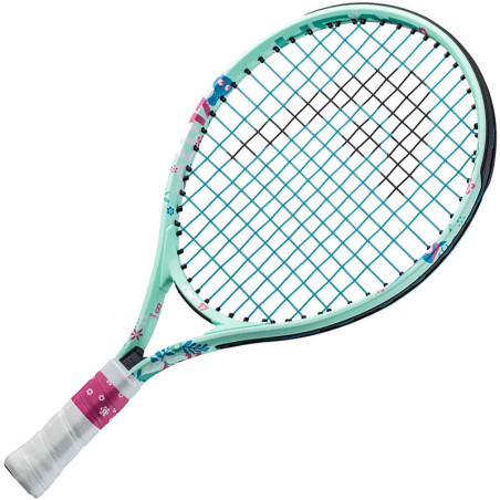 Raquette De Tennis Enfant 21 Pouces - Filet Nylon élastique, Poignée Antidérapante - 53 Cm - 10