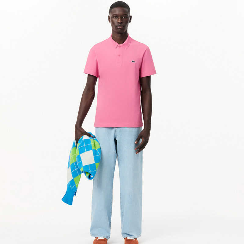 Polo Lacoste homme rose