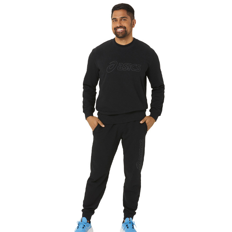 Sweat molleton Asics logo noir