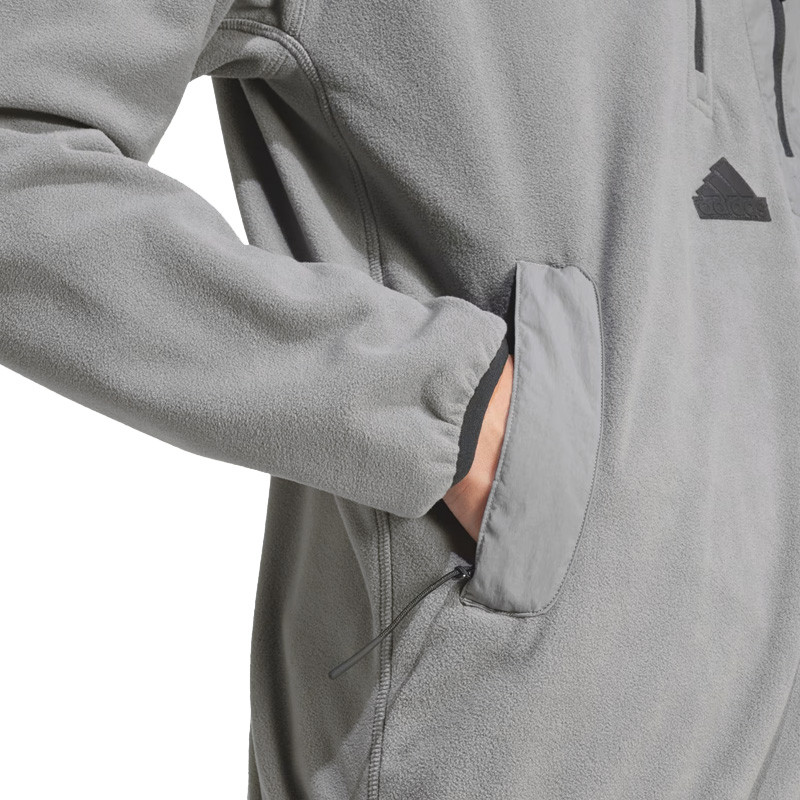 Sweat polaire Adidas pour homme City Escape coloris gris foncé