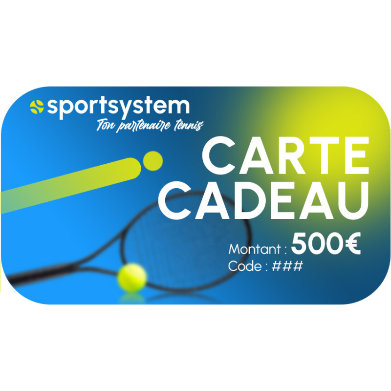 Carte Cadeau SPORTSYSTEM 500€