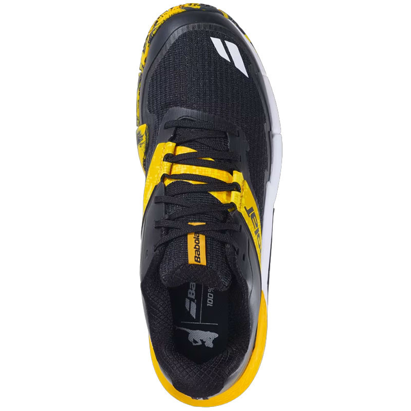 Chaussures de padel Babolat Movea 2 noires et orange pour homme