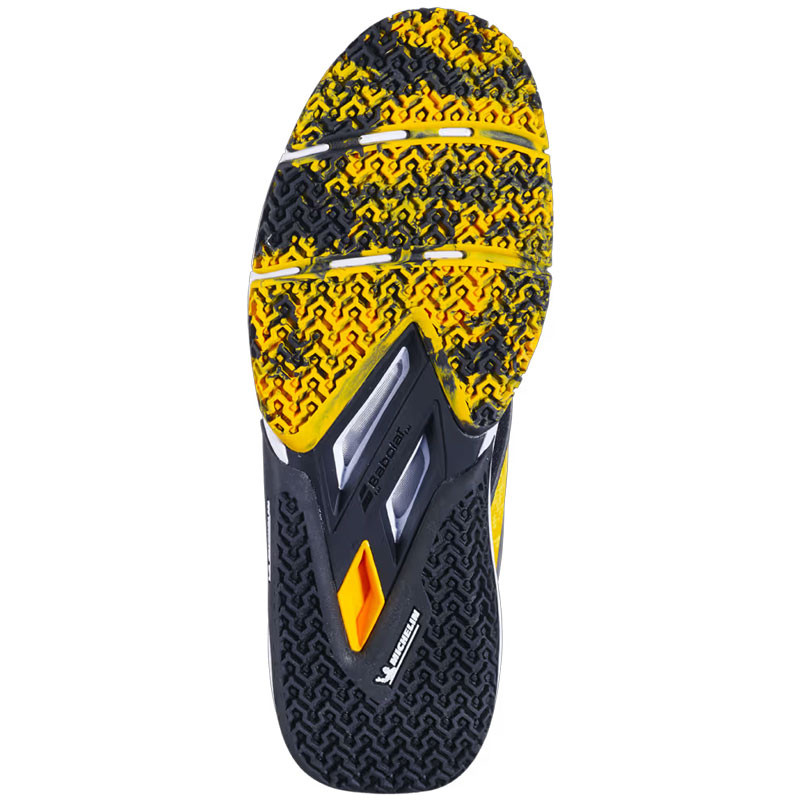 Chaussures de padel Babolat Movea 2 noires et orange pour homme