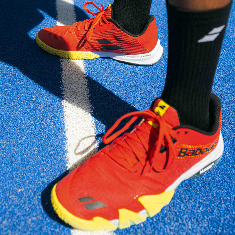 Babolat Jet Viva rouge - Chaussures de padel dynamique et légère