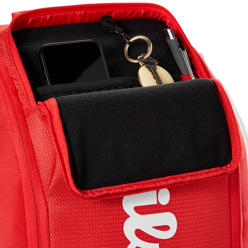 Sac à dos de tennis Wilson Super Tour Backpack rouge 2025