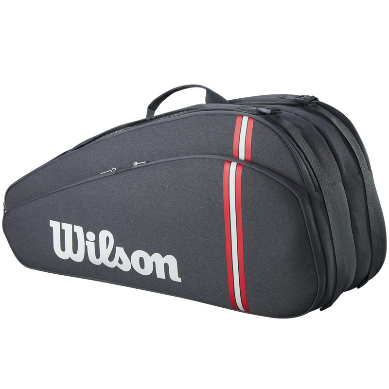 Sac de tennis Wilson Tour Thermobag 6 pack noir double compartiments