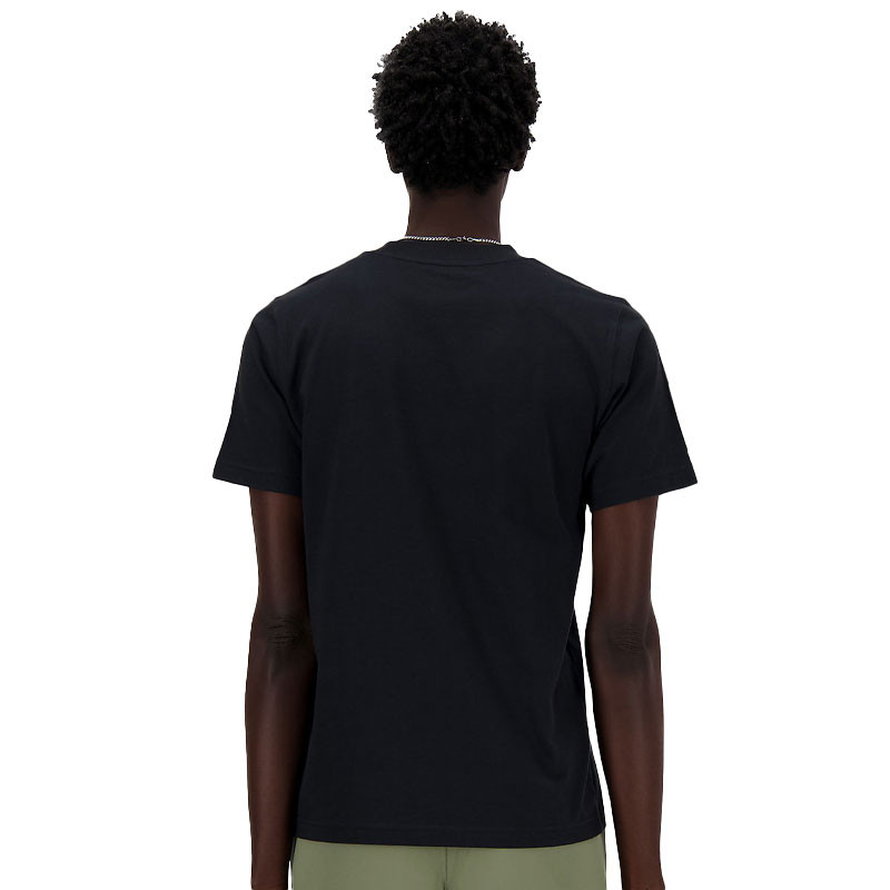 Tee Shirt New Balance Essential Logo pour homme coloris noir et blanc