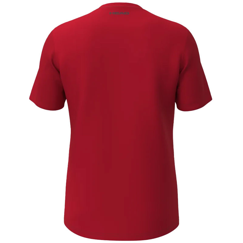 Tee-shirt de tennis homme Head Club 25 Tech rouge