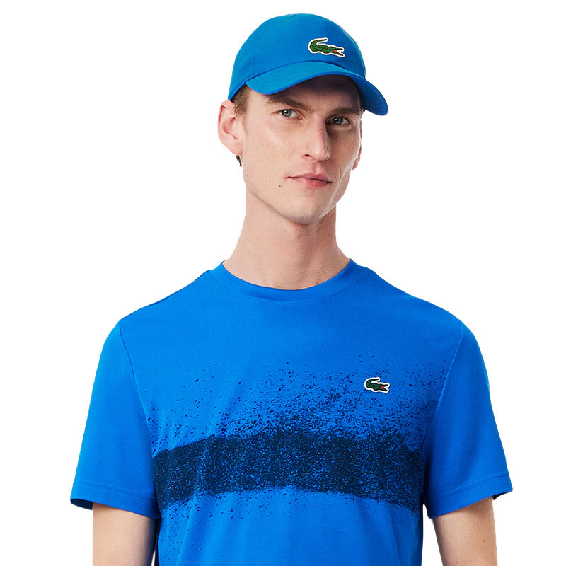 Casquette tennis Lacoste x Djokovic bleu