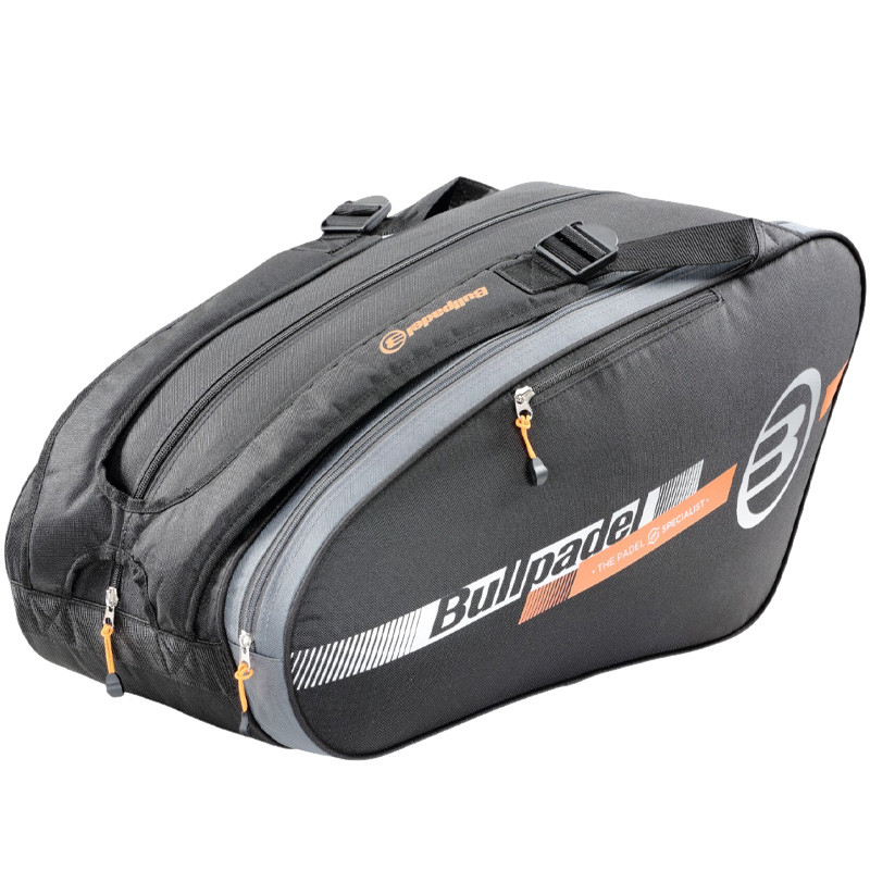 Sac de padel Bullpadel Tour noir et orange