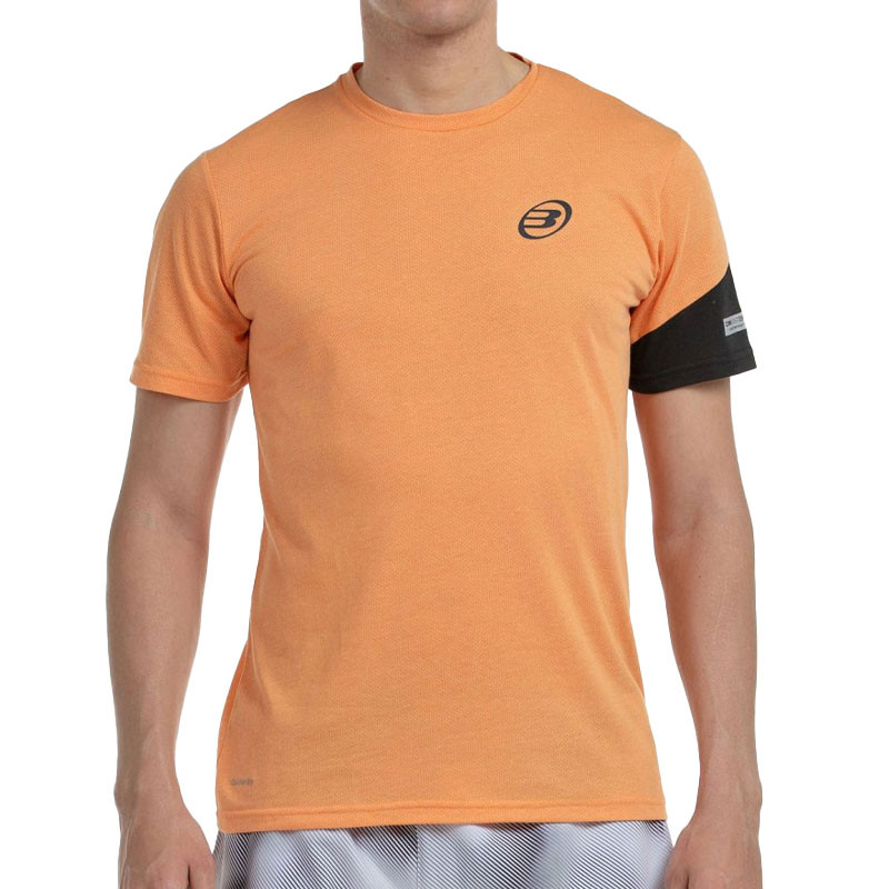 Tee-shirt de padel pour homme Bullpadel Montia en coloris orange-noir
