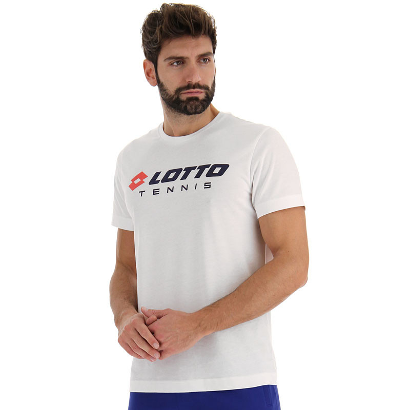 Tee-shirt de tennis Lotto en coton / polyester doux et confortable