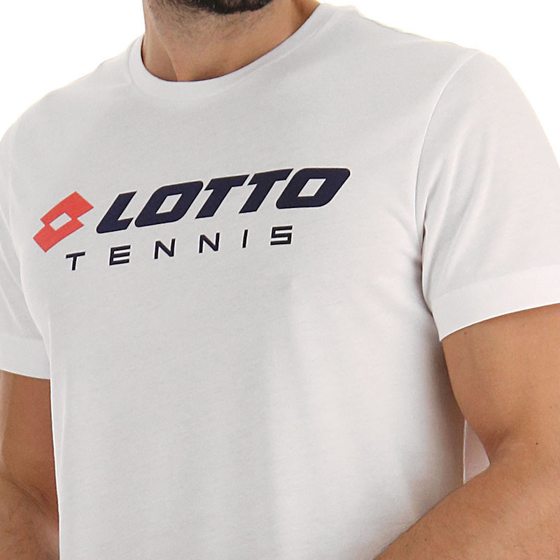 Tee-shirt de tennis Lotto en coton / polyester doux et confortable