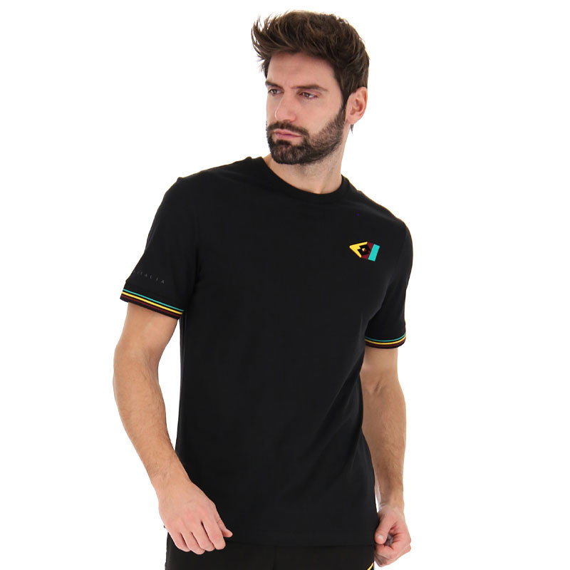 Tee-shirt de tennis homme Lotto Athletica Classic noir