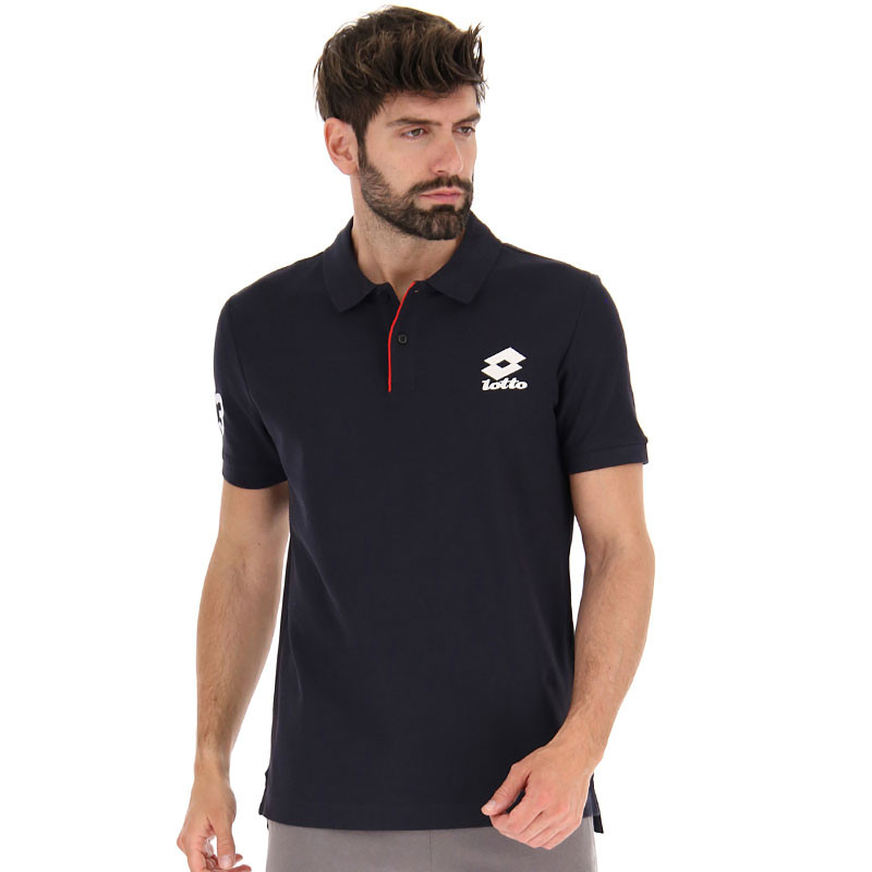 Polo homme Lotto Taormina 73 bleu marine