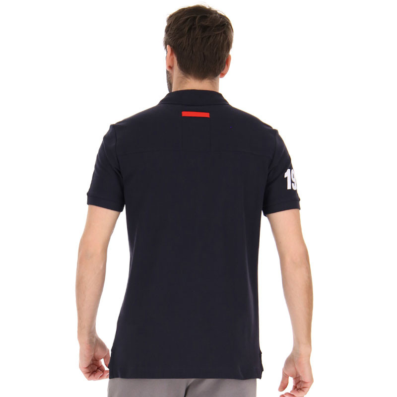 Polo de tennis pour homme Lotto Taormina 73 coloris noir