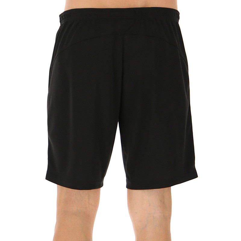 Short de tennis Lotto Squadra 3 noir pour hommes