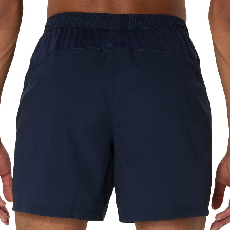 Short de tennis homme Asics Court 7 pouces bleu marine