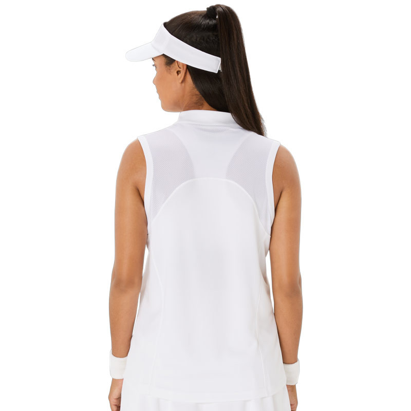 Haut débardeur tennis femme Asics Court Tank blanc