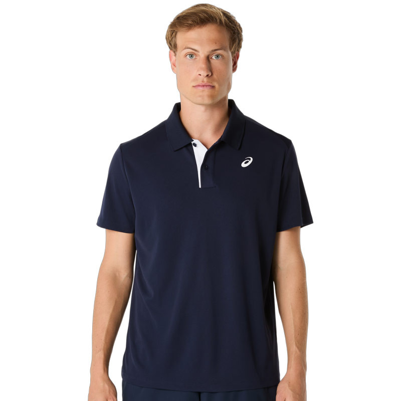 Polo de tennis pour homme Asics Court Top coloris bleu marine