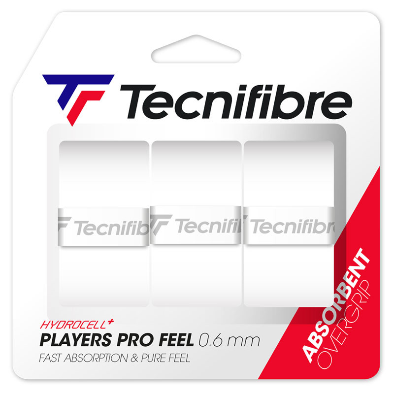 Surgrips de tennis Tecnifibre Players Pro Feel vendus par 12